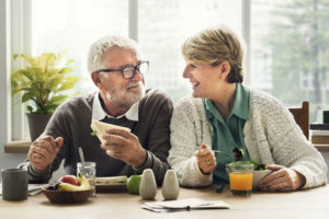 Dental Implant Patients Eating Together In New London, CT